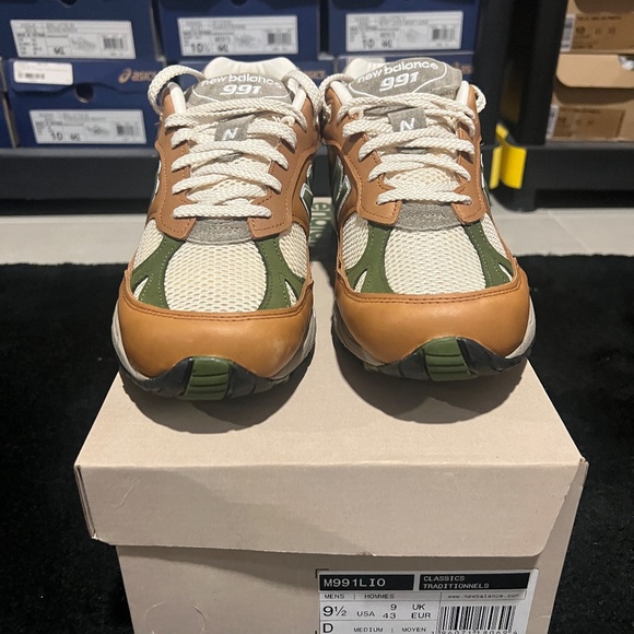 Aime Leon Dore x New Balance 991 Made in England 'Tan' sz 9.5 - Picture 2 of 6
